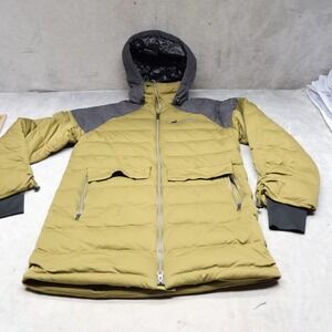 Spyder Down Jacket Womens Small Green Transit Goretex Infinium Insulated Parka